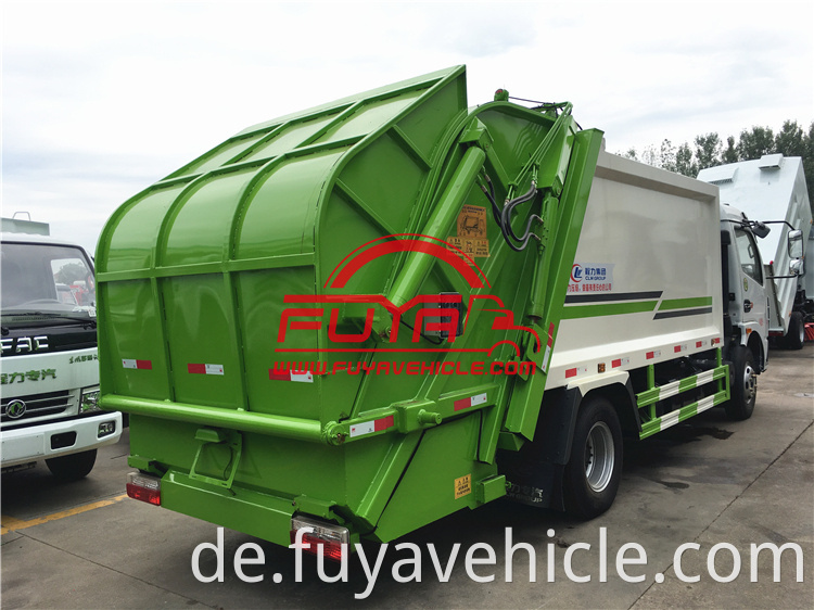 Dongfeng 4x2 Capacity 5t 6t Compress Garbage Truck Refuse Compactor Truck 6